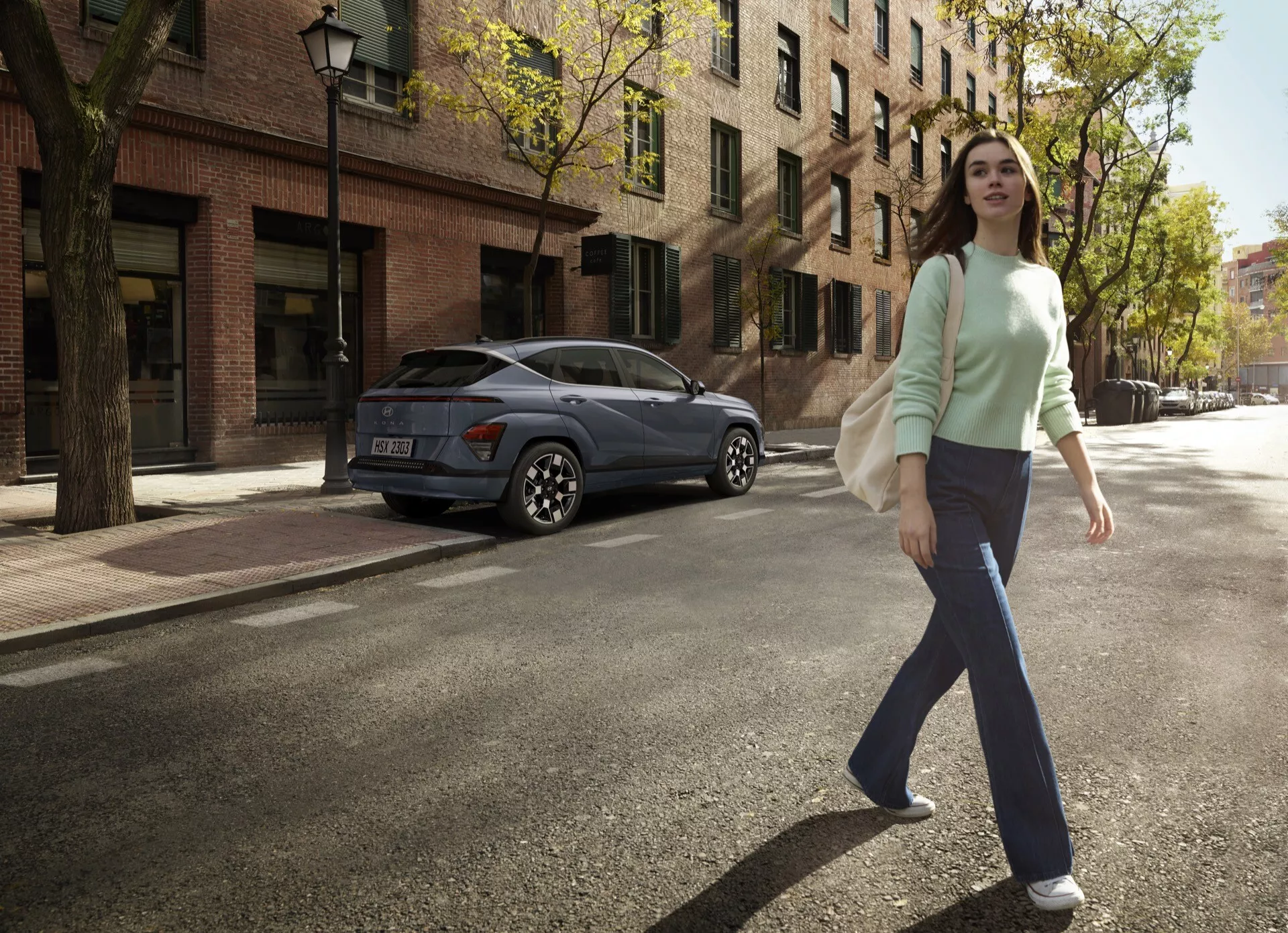 Hyundai Kona 2023, 2. generácia, predvádzajúca moderný dizajn, pokročilé bezpečnostné funkcie a zlepšené výkonnostné schopnosti vo vysokom rozlíšení